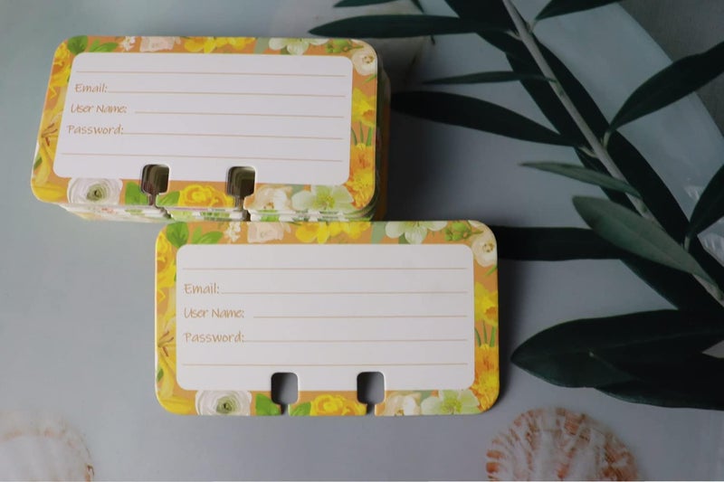 DIELLY 2 1/4" x 4" Rotary File Card Refills for Rolodex (C-Card) - Image 4